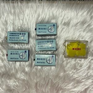 Vintage Moore Maptacks & Map Flags 🗺️ - Over 500 pins